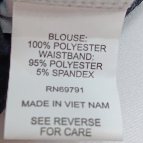 SARA MICHELLE-Women's Glitter Blouse- Black-Gray-SMALL-Light weight - Picture 10 of 11